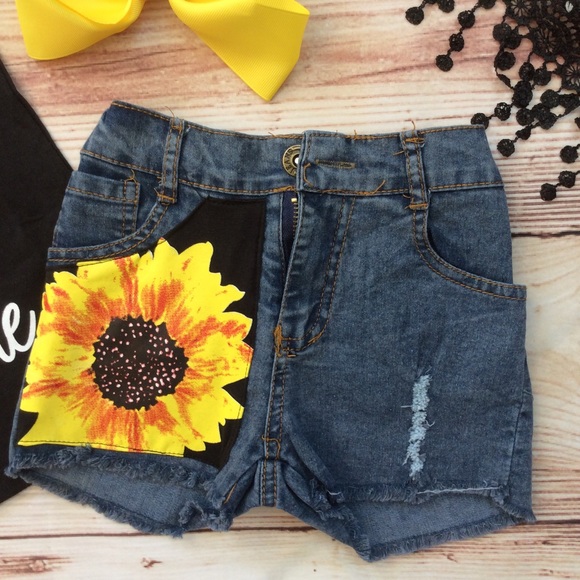 Girls LIVE IN THE SUNSHINE 3pc Outfit - Picture 3 of 4